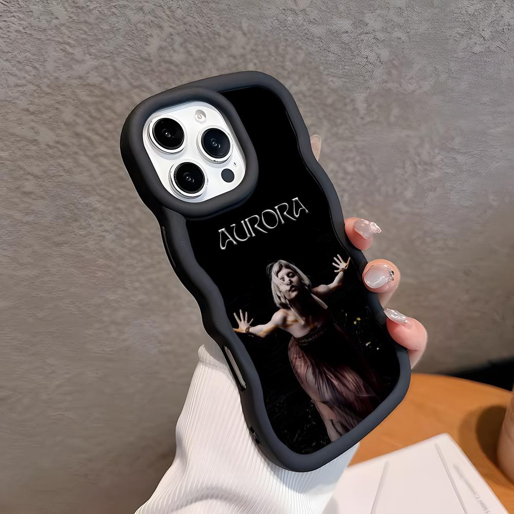 Aurora Aksnes Wavy Edge TPU Handyhülle für iPhone 17 16 15 14 13 12 11 Air Pro Max Plus Bunte Hülle
