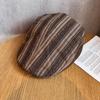 Vintage Retro Cotton Linen Flat Cap With Sun Protection For Women Autumn Winter