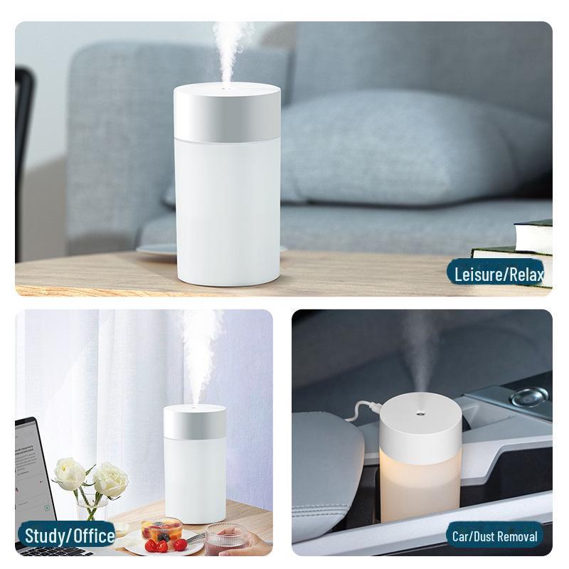 USB-Stecker Luftbefeuchter mit großer Kapazität: Stille Nachtlicht Aromatherapie Zerstäuber
