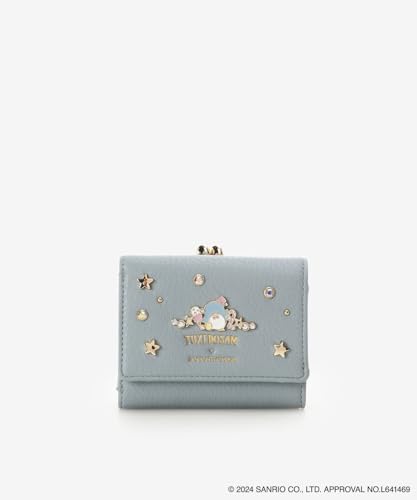 Samantha Vega Tri-fold Wallet [Tuxedo Sam Collection] Jeweled Folding Wallet for Women, Dark Blue