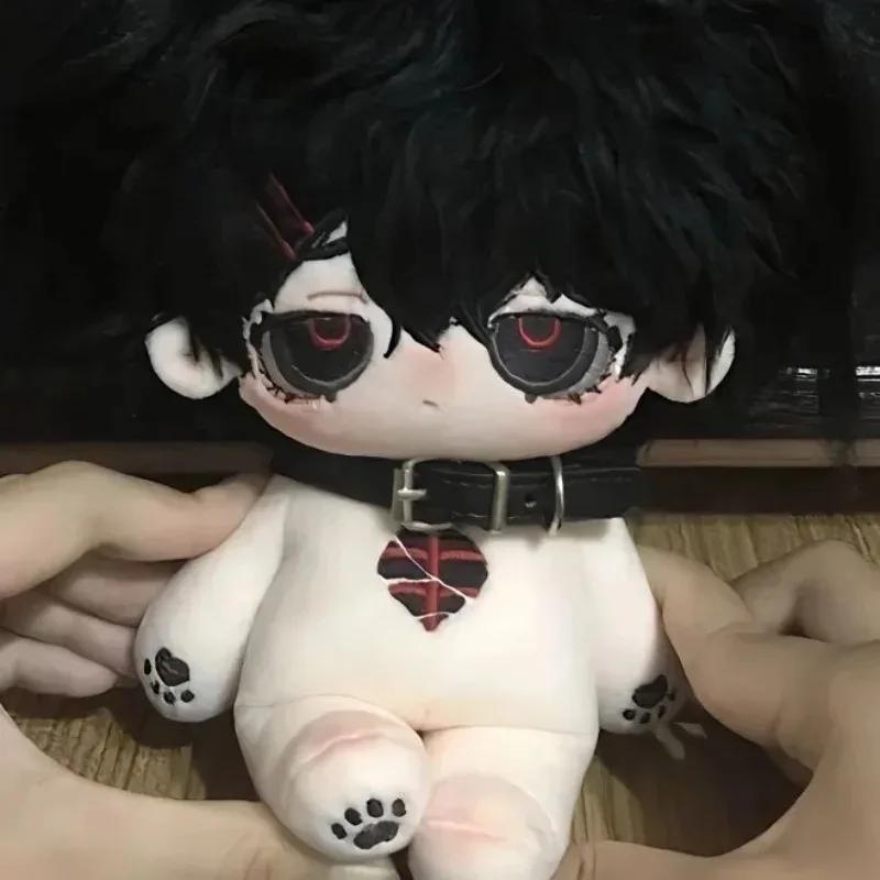 20cm Cute Melancholy Doll Plush Toys Figure Soft Stuffed Plushie Dress Up Cosplay Anime Toy for Children Birthday Christmas Gift