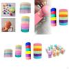 12 Pieces Colorful Sticky Ball Tapes, DIY Colored Tape Handmade Sensory Toy Clear
