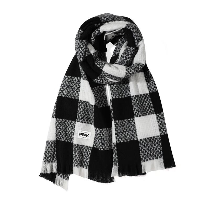 Peak Versatile Plaid Winter Scarf