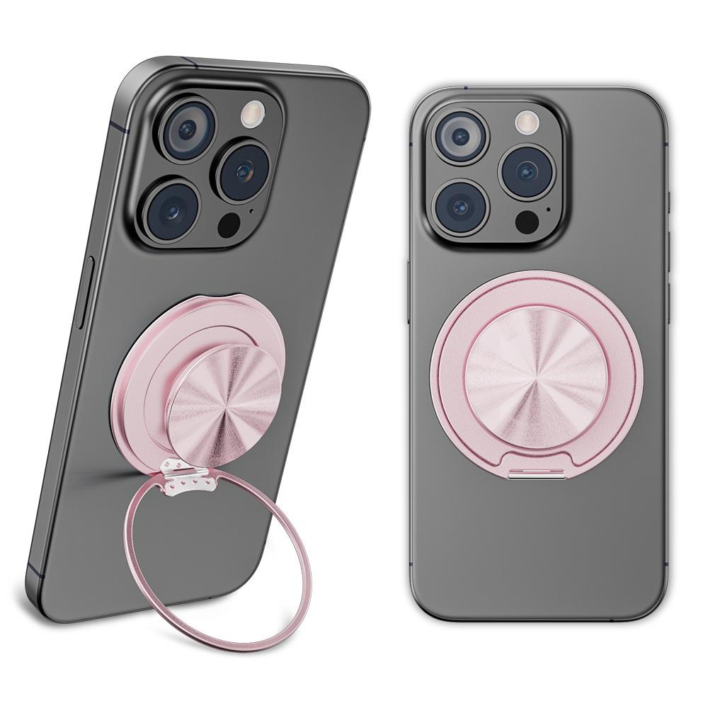 

Magnetic Rotating Aluminum Phone Stand for Apple Devices, Adjustable & Lazy Desktop Mount