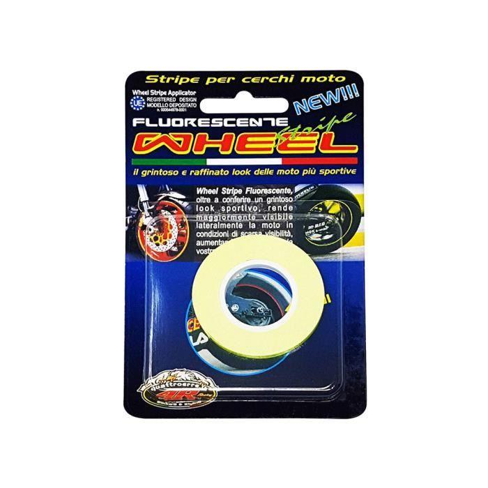 Bandes Adhésives - Non Spécifié - Jantes Moto - Rouge Fluo - 9 Mm - 6 Mètres