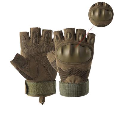 Taktische Fahrradhandschuhe für Herren, atmungsaktiv, rutschfest, Halbfinger-Sport-Fitness-Handschuhe