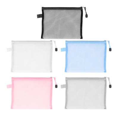 10PCS Dokumente Beutel Wasserdicht Reißfest A5 Papier Größe Dokument Veranstalter Tasche