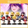 Delightful 10 Piece Pvc Anime Character Statues Featuring Hoshino Ai Love And Friends