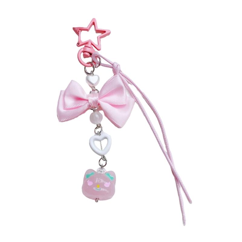 Elegant Styles Butterfly Alloy Charm Portable for Phones Keychain Pendant Fashionable Accessory Daily Casual Use 1