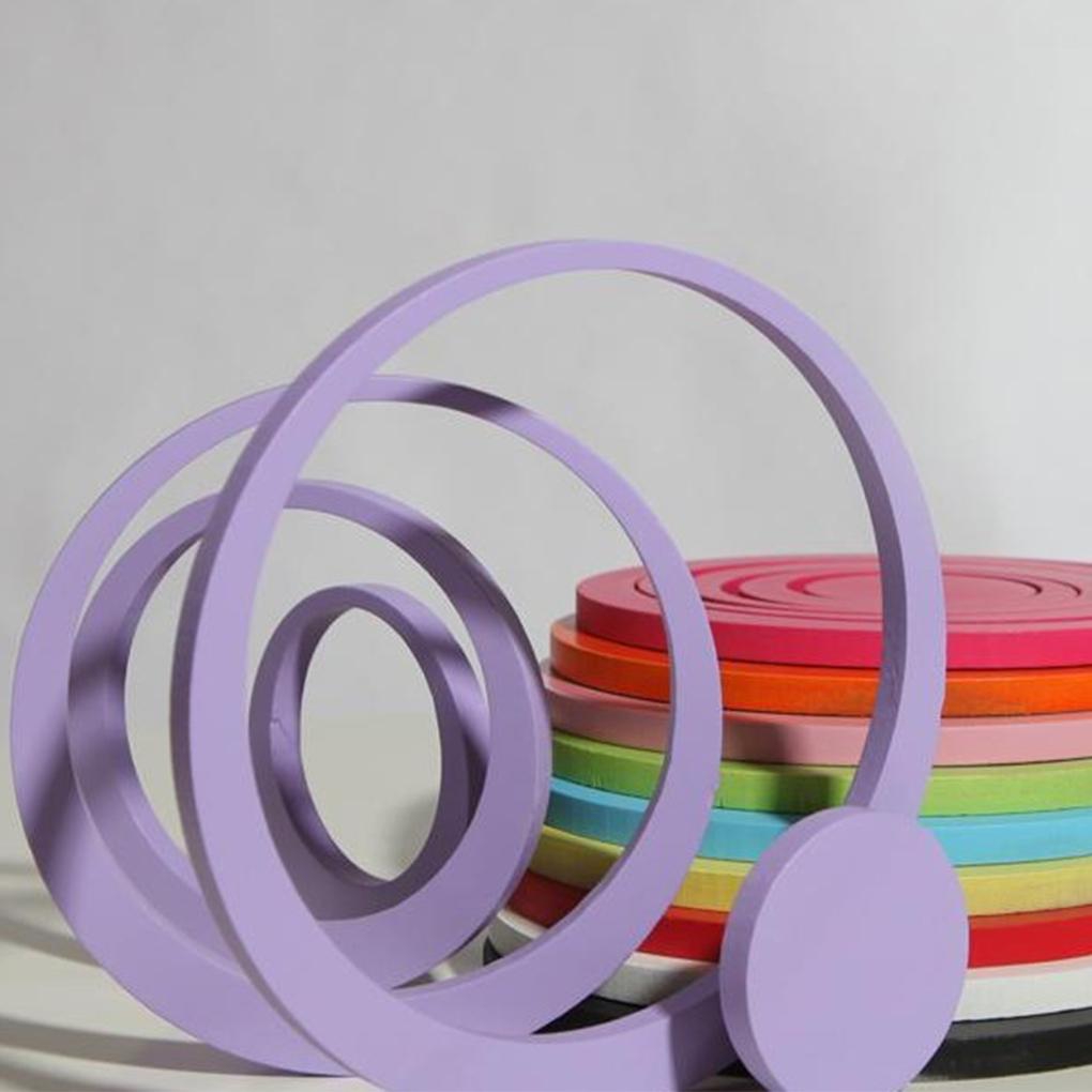 DIY 3D Circles Ring Wall Stickers Indoor Home Decoration Removable New