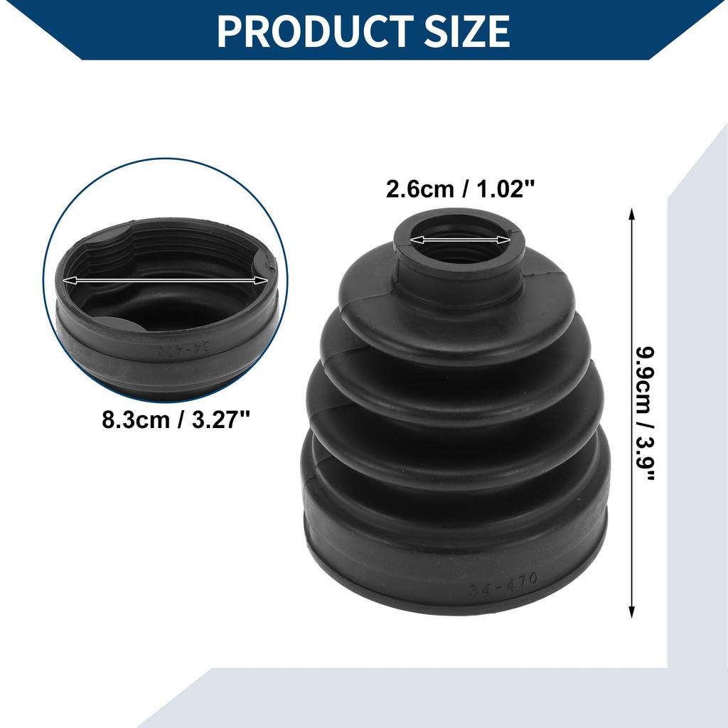 Hihaha Jeep Compatível Compass 2008-2014 2016-2017AA Kit Coifa Junta Homocinética (com Grampo) Constante Interna