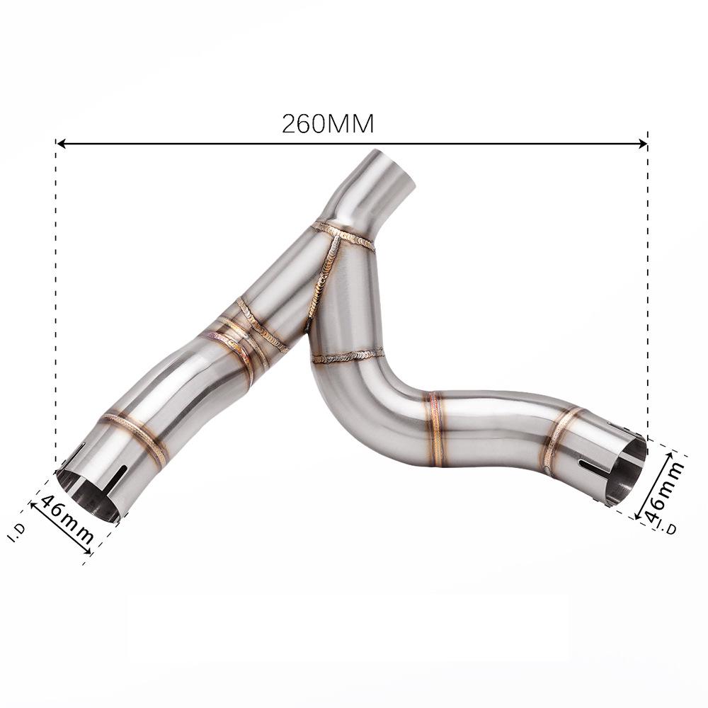 Titanium Alloy Mid-pipe for Ducati DesertX, Monster 937, and Monster 950