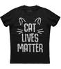 Cat Lives Matter Unique Cat Face Graphic Printed TShirt Summer Cotton ONeck Short Sleeve Unisexs T Shirt New S3XL