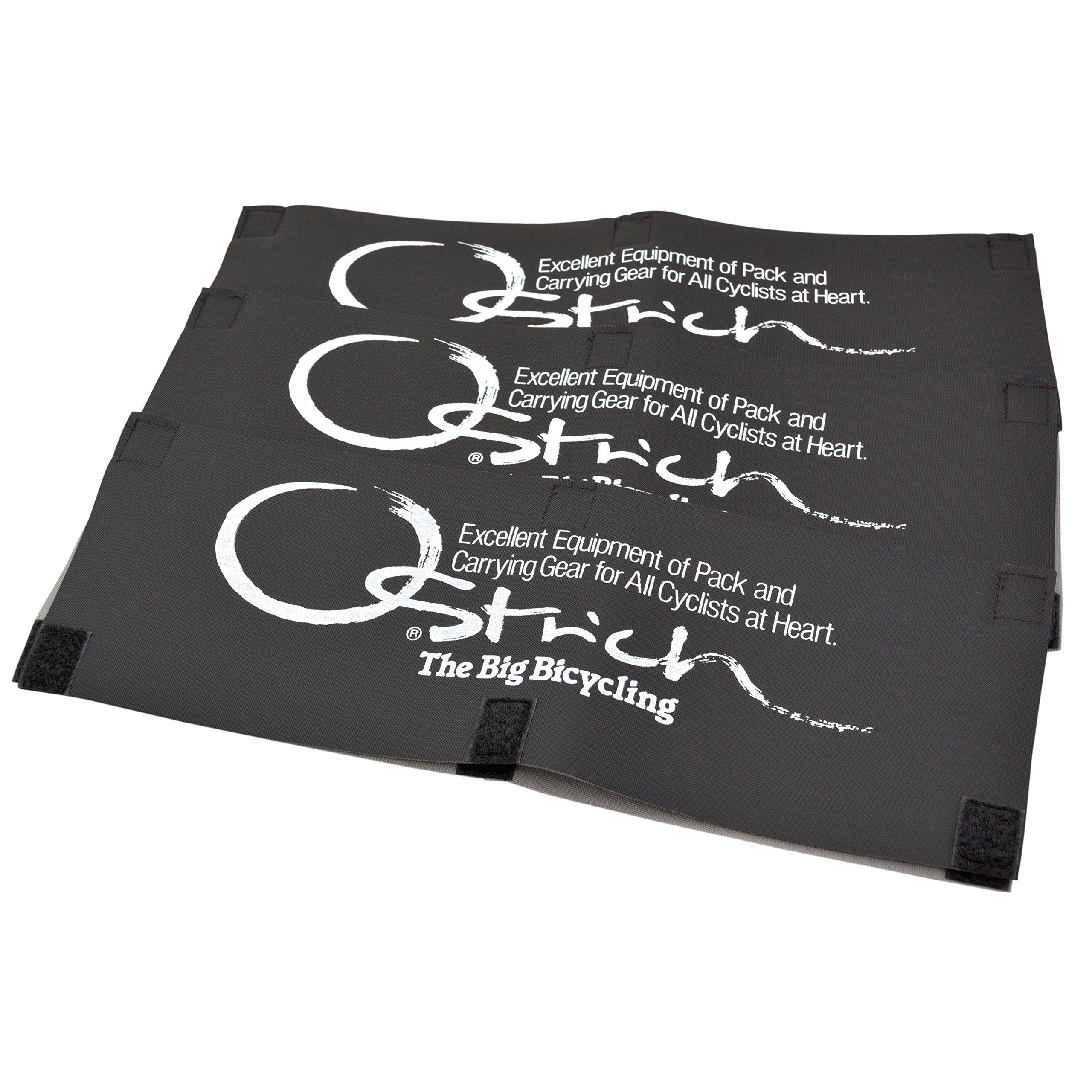 

Ostrich Cycling Accessories Cover Set of 3 Black [Frame A]