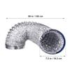 1Pcs Aluminum Foil Exhaust Hose 2m Thick Flexible Duct for Hvac Ventilation Dryer Vent Dryer Duct Hose 80mm Diameter