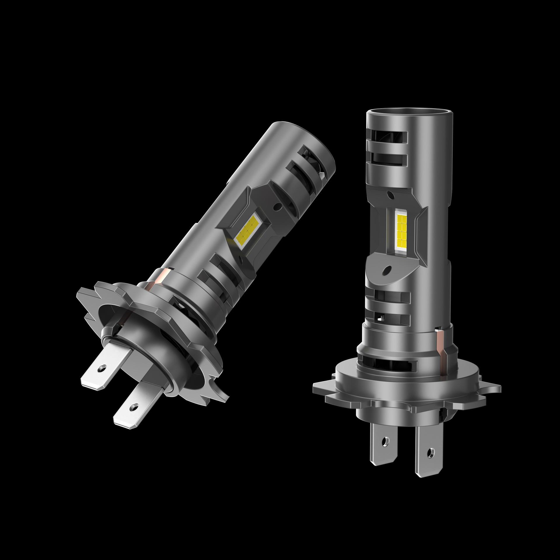 

Specially designed for high-power cars in hot demand LED Car Light Bulb Direct Plug Dual Fan New Model H7 H11 9005