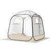 Pop up Sports Tent, 1.83x1.83 m Clear Bubble Tent for 2-4 Persons, Waterproof Outdoor Pod with Floor Mat & Top Cover, Garden Igloo Dome Tents Camping