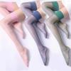 Luxury Lace Sexy Women Girls Nylon Silk Stockings Anti Snagging Thigh High Women Hosiery Sheer Candy Colors Stockings