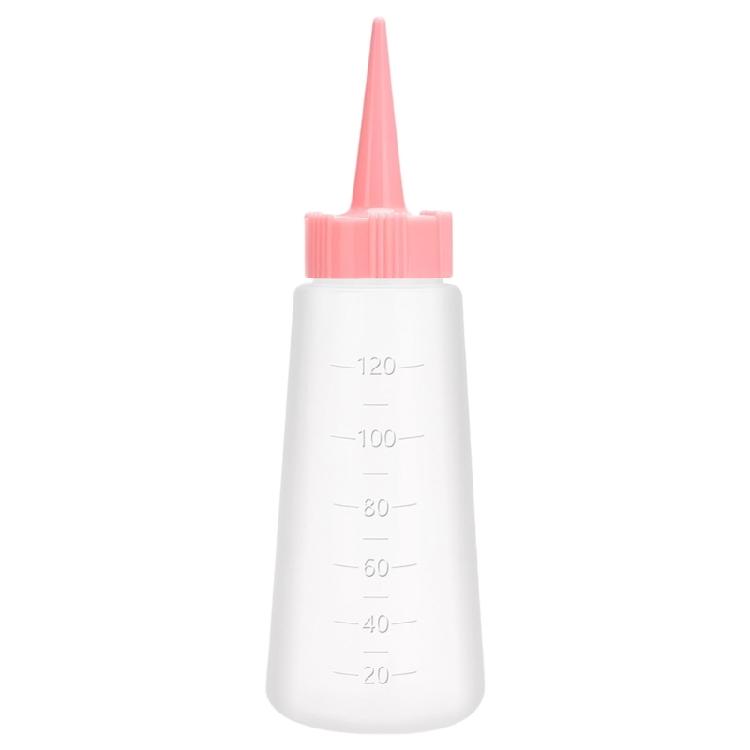 120ml Hair Oil Applicator Bottle Salon Shampoo Applicator Hair Cleaning Bottle Plastic Squeeze Bottle