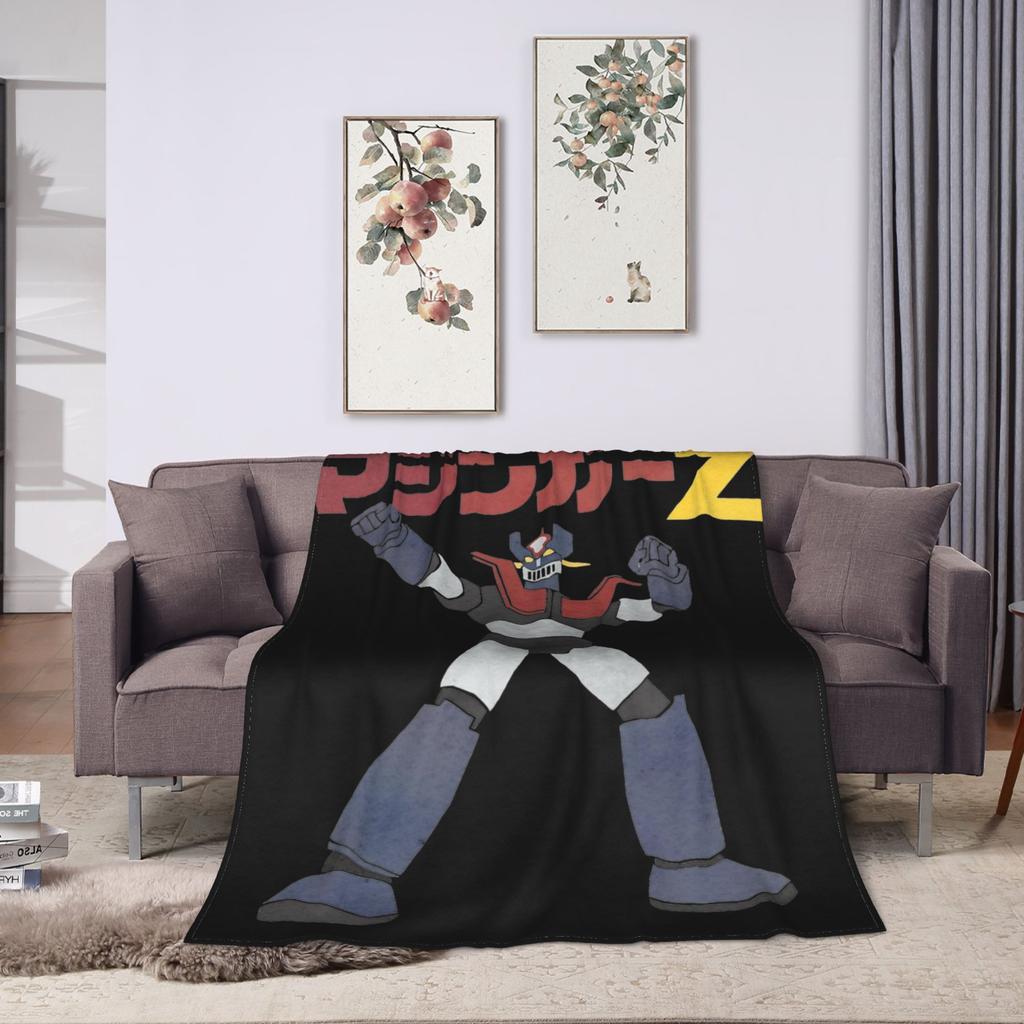 UFO Robot Grendizer Blankets Fleece Spring/Autumn   Multifunction Warm Throw Blanket for Bed Couch Quilt