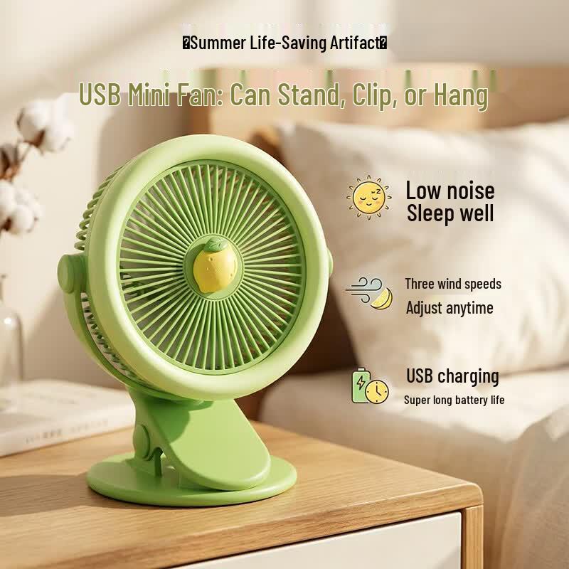 OuLiWen Portable USB Rechargeable Mini Fan