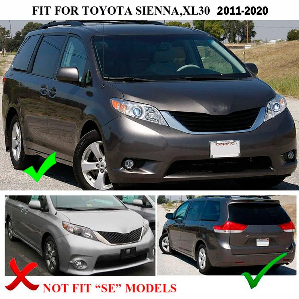 Satz Schmutzfänger für Toyota SIENNA XL30 2011 - Spritzschutz Kotflügel vorne hinten 2012 2013 2014 2015 2016 2017 2018