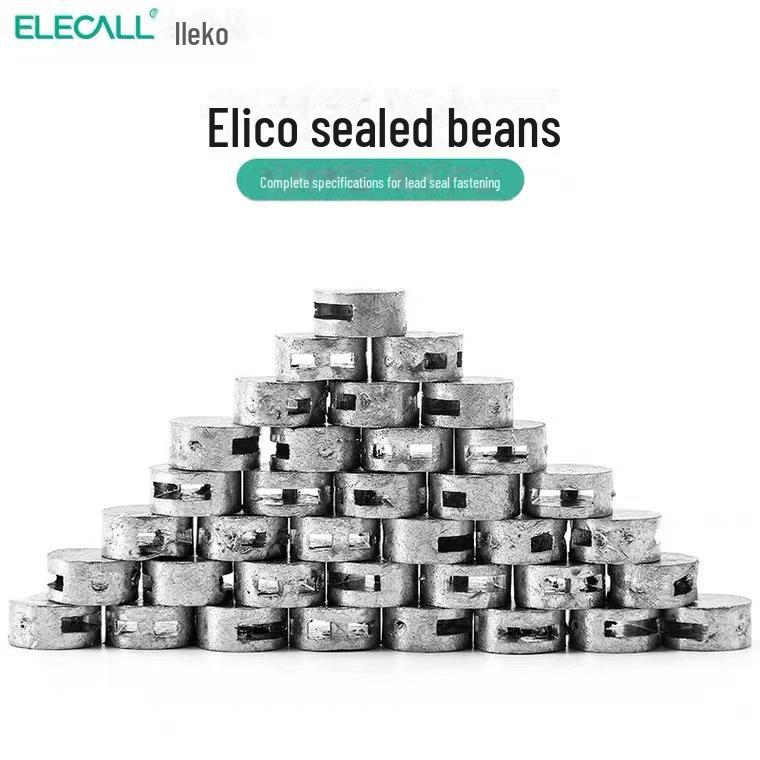 Elek Anti-Theft Seal Kit: Lead Seal Beans, Pliers, Wire, Lock, and Water Meter Seal Set