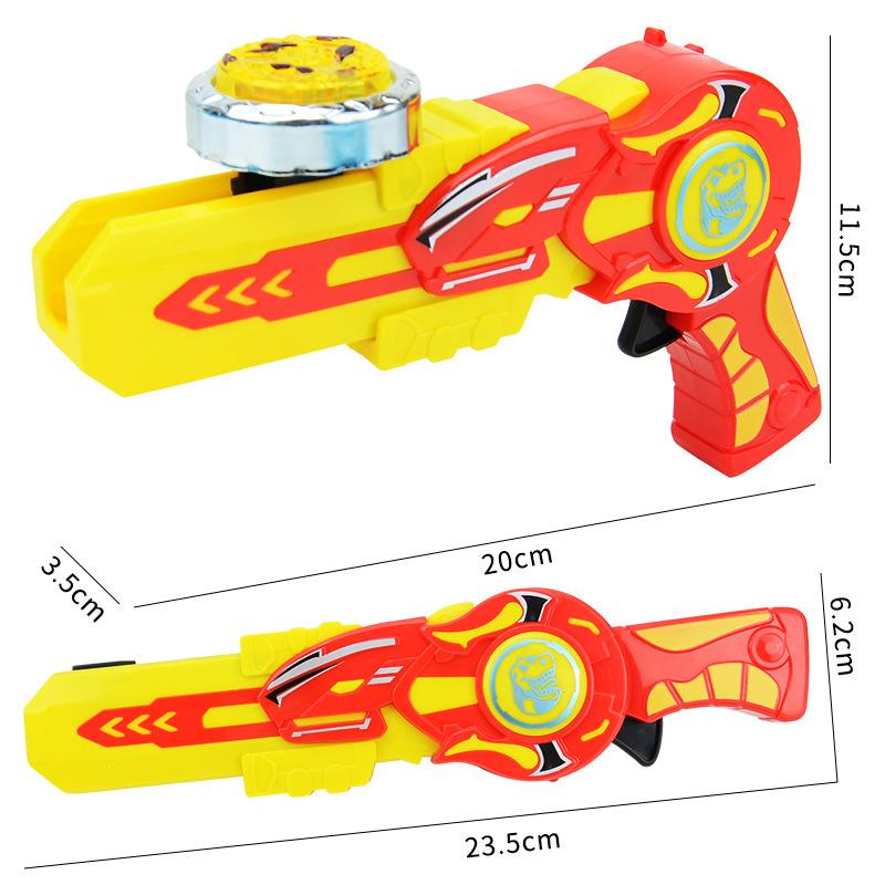 Battle Deformation Gyro Toy Launcher Children Boy Luminous Alloy Battle Gyro Disc Set