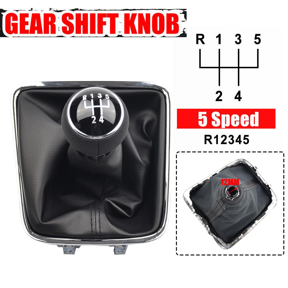 For VW Golf Plus 2005-2014 Tiguan 5N 2007-2011 Sharan 2011-2016 Seat Alhambra 2011-2015 MT 5/6 Speed Gear Shift Knob