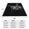 Flannel Throw Blanket Singer Beyonce Renaissance Tour Warm Plush Blankets Soft Bedspread for Bed Living Room Home Picnic Couch