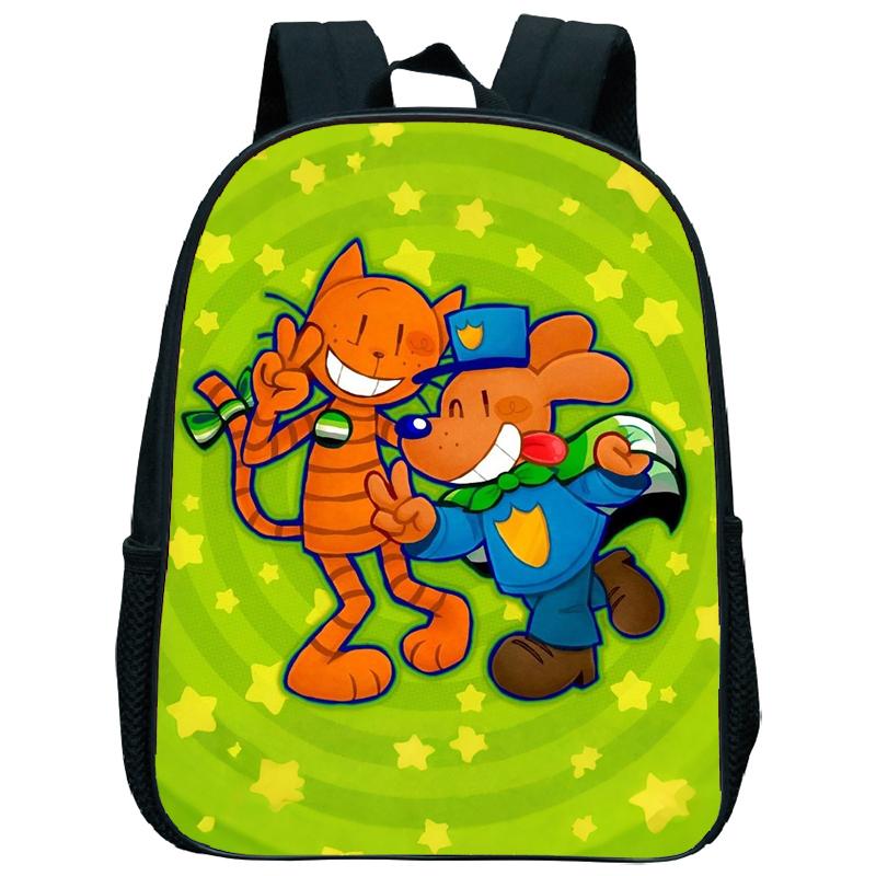 Dog Man Kindergartenrucksack 12 Zoll Dogman Kinder Junge Mädchen Kindergartentasche Kleinkind Zurück zur Schule Geburtstagsgeschenk