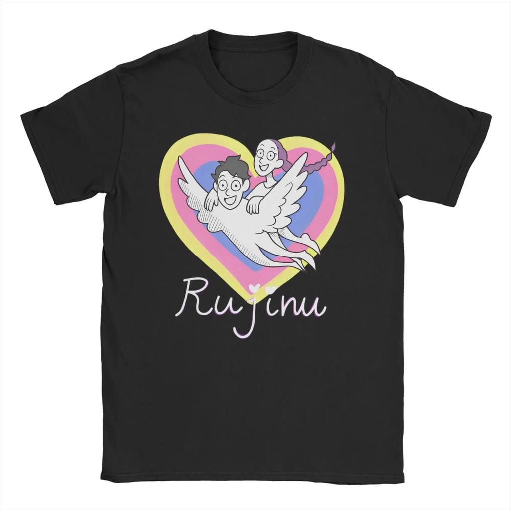 Women's T-Shirt Rujinu KPDH Jinu Demon Hunter Tees Short Sleeve Kpop Huntrix T Shirt Harajuku Kawaii Women's Clothing