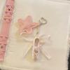 Artistic Ballet Shoe Keychain With Sparkling Star Accent Soft PU Materials Pendant For Women Gift Bag Charm Accessory