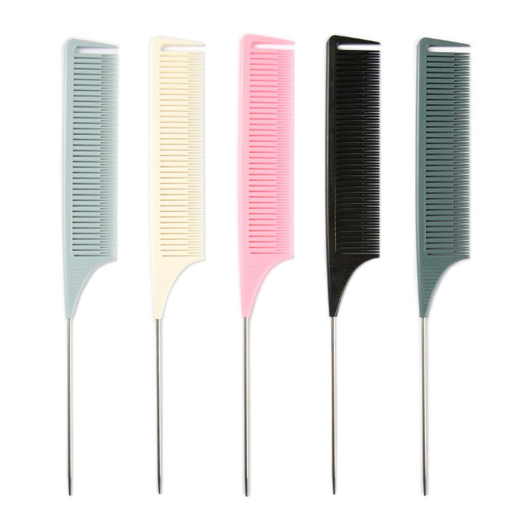 Plastic Styling Tools Professional Pointed Tail Comb Dye Hair Highlights Comb Styling Combing Hairdressing Hair Shop Hair Tools