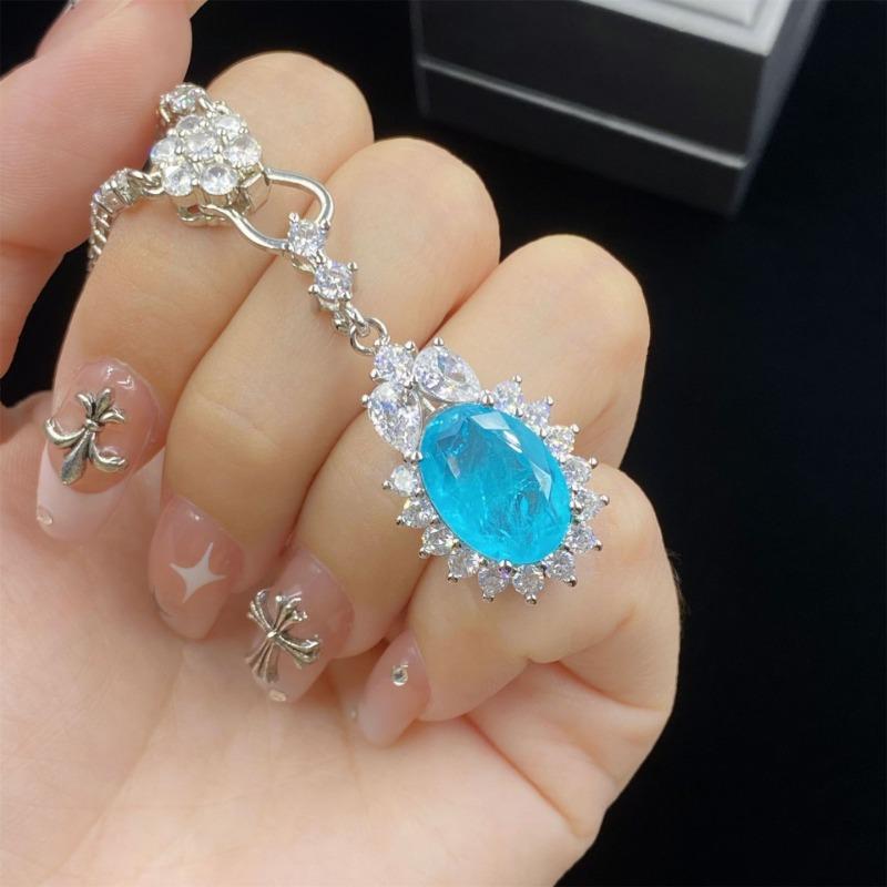 Sace Gems Clássico liga de cobre zircão anel brincos pingente colar conjuntos de jóias presentes festa de casamento