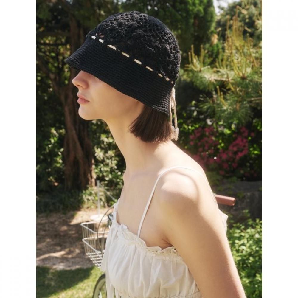 Allincomplete Manon Crochet Hat Tide Black