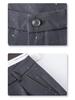 Women's Gray Wide-Leg Suit Pants: 2025 Spring/Summer Draping Straight-Leg Loose Trousers