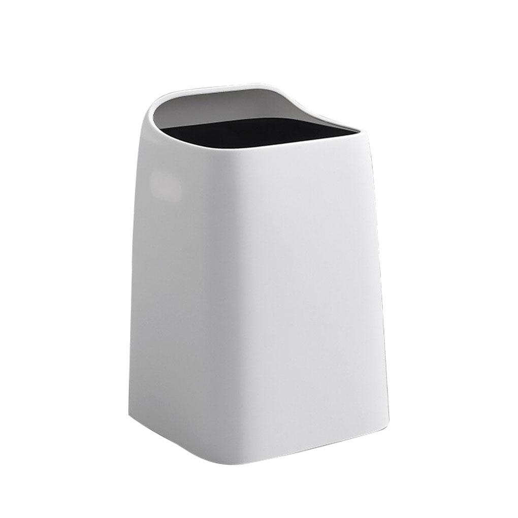 

Мусорное ведро двухслойное мусорное ведро без крышки мусорный ящик открытого типа корзина для гостиной кухни ванной комнаты домашнего хозяйства 10l