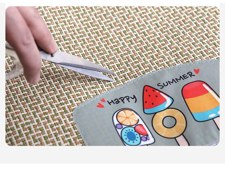 Extra Large Breathable Rattan Pet Bed for Cats and Dogs