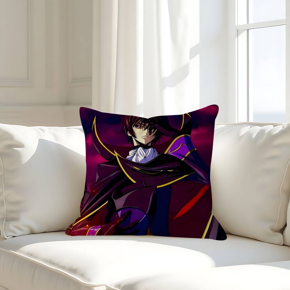 C-Code G-Geass Anime Maple Design Cushion Cover Happy Autumn Harvest Decor Holiday Decorati Pillow Cover