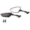 AEE4-Motorcycle Universal 10Mm 8Mm Rearview Mirror Axe Rear View Mirror Side Mirror With 6 Screw