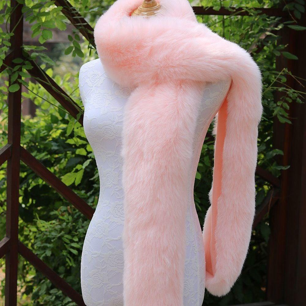 Winter Kunstfellschal Fuchs Verdickter Nerzschal Schal Schal Ausländischer Stil Warm Langer Fellkragen Schal