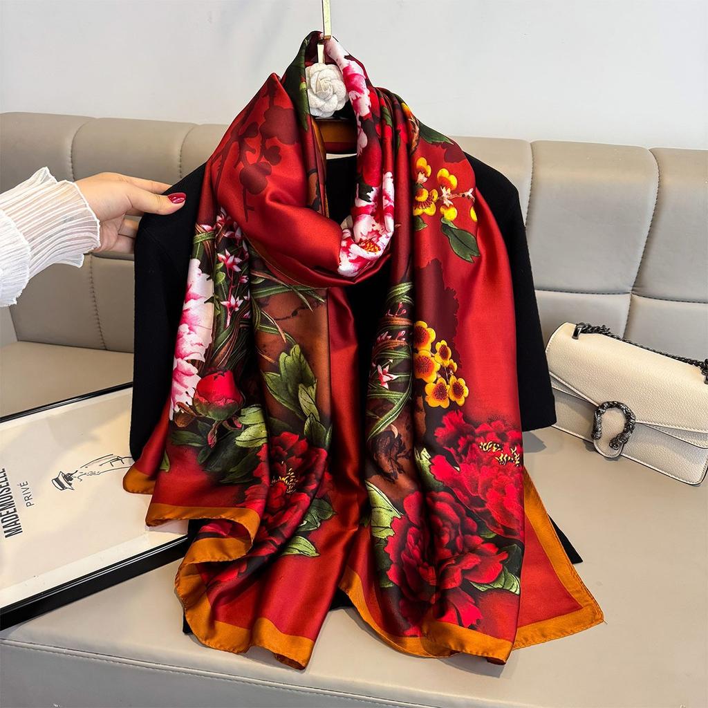 New Long Scarf Leopard Print Fashion Shawl Wrap Bandana for Women Spring Summer Autumn Elegant Poncho Thin Light Scarves Bufanda