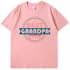 Dest Grandpa Ever Fashion Print T Shirt Funny Fathers Day Gift Tshirt Summer Cotton New Shirts And Tshirts Mens Clothes