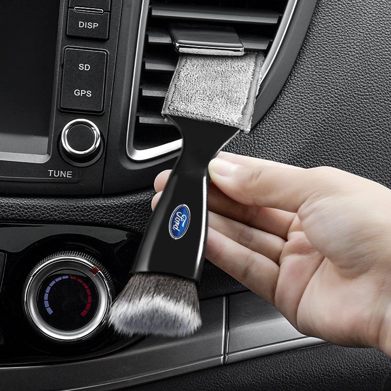 Car Air Conditioning Air Outlet Cleaning Dust Removal Soft Brush Cleaning Tool For Ford Focus Mondeo Kuga Fiesta MK7 Escort Explorer Edge 2 4 MK2 MK4