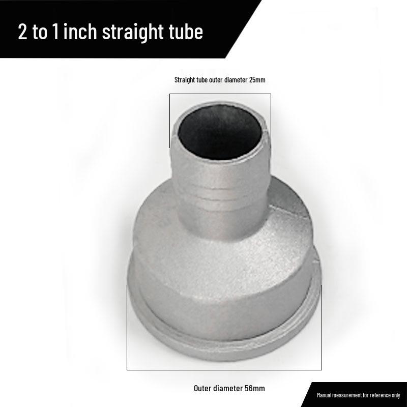 Gasoline Engine Water Pump Complete Accessory Set: Self-Priming Pump with 2/3/4 Inch Aluminum Connector, Straight Pipe, and Flat Washer.