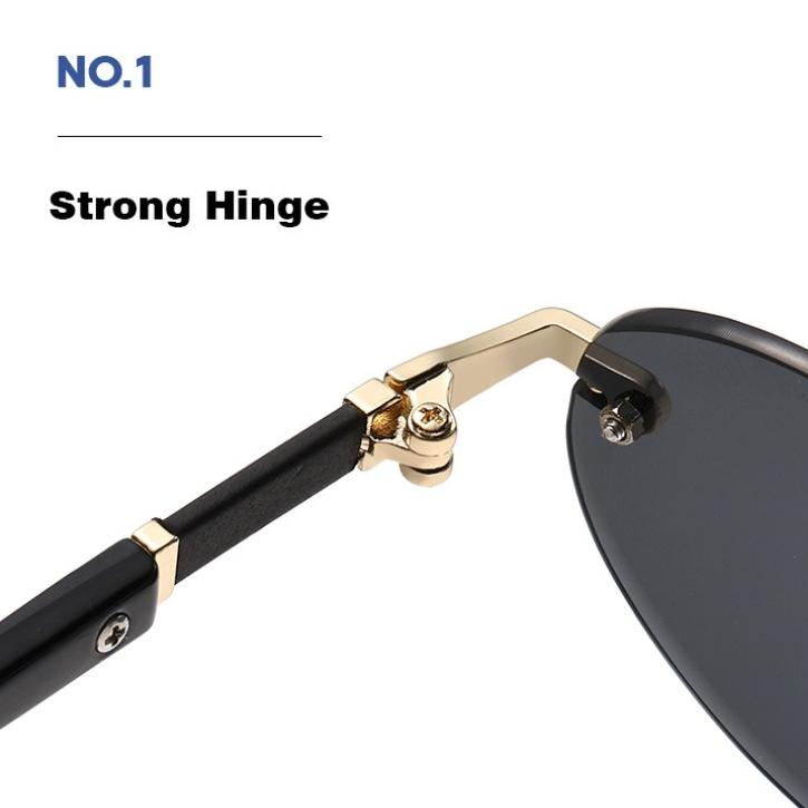 Popular Women Men Shades Oval Sun Glasses for Woman Man Summer Traveling UV400 Rimless Sunglasses Round Fashion Gafas De Sol