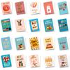 50 Pcs Creative Birthday Decorative Cards - Party Atmosphere Decoration, Blessing Greeting Cards, Scrapbook Sticker Set