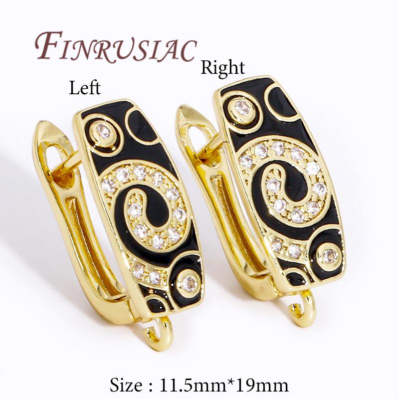 Accessories For Earrings 18K Gold Plated Earring Hooks Shvenzy Earwires Fasteners For Earrings,DIY Women's Jewelry Making