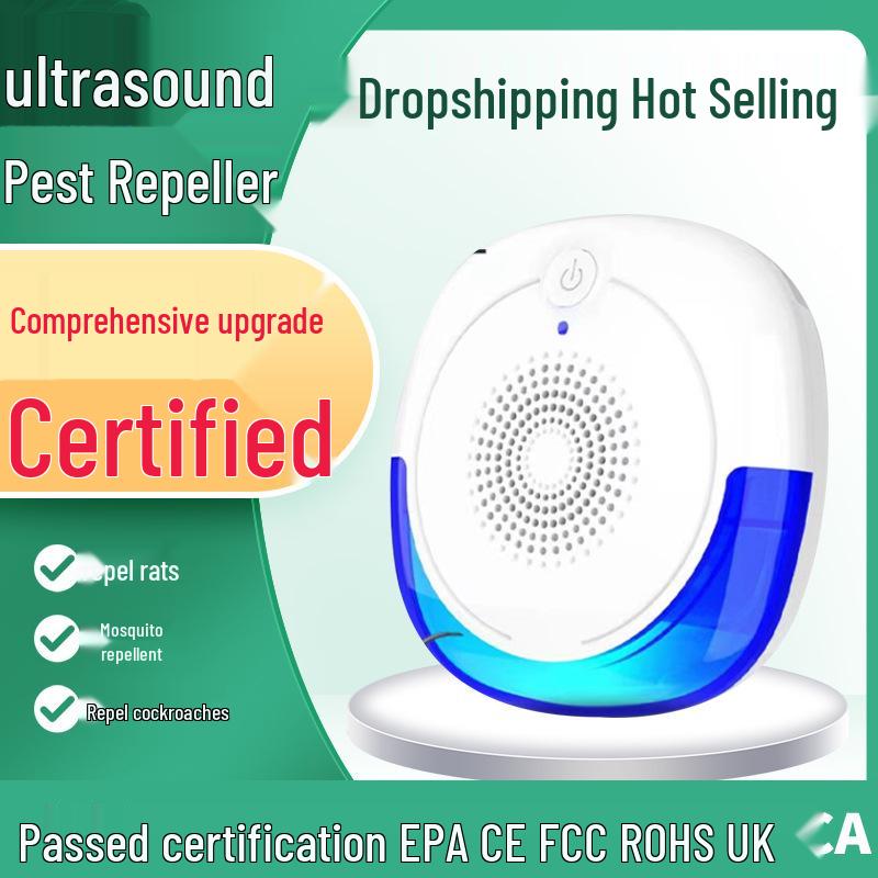 Dual-Speed Ultrasonic Pest Repeller for Mosquitoes, Cockroaches, and Mice